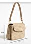 Women's Sand Two-Strap 3-Compartment Shoulder and Crossbody Bag - 3