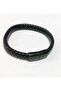 Braided Leather Bracelet with Steel Head - 2