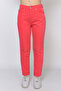 Dried Rose Pocket Detailed Flare Leg Thin Corduroy Trousers - 2