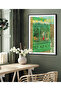 Single Framed New Yorker Series Painting Modern Art Poster Painting Tk/506