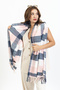 Plaid Wool Winter Shawl - 70x200 Cm - Durable Acrylic - 2