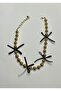 CHOKER BALL NECKLACE RIBBON DETAIL - 3