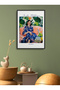 Single Framed Woman Painting Modern Art Poster Painting Tk/199
