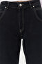 Black High Waist Denim Bermuda Twoss24Sr00023 - 4