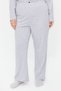 Gray Piping and Pocket Detail Printed Knitted Pajama Set Tbbaw24Ai00038 - 6
