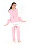 Girl's Airobin Fabric Hooded Kangaroo Pocket Long Sleeve Top and Bottom Tunic Set - 5