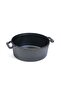 24 Depth 10 cm 100% Domestic Production - Iron Cast Casserole Pot with Glass Lid Gift - 3