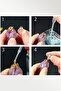 زجاجة عطر معتمدة مصممة بقلادة من حجر الكوارتز الكريستالي - جهاز فضي - 2