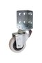 Swivel L-Shaped Corner Table, 50cm (cm) Table, Cabinet, Coffee Table, Shelf, Furniture with Casters (4 Pieces) - 3