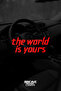 The World is Yours Motivation JDM Car-Motorcycle Windshield Label Sticker 19x9cm