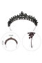 Leaf Model Bride Princess Crown, Bridal Queen Crown For Wedding Costumes green - 7