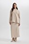 Pencil Thessaloniki Fabric Midi Skirt B3566ax23wn - 3
