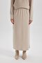 Pencil Thessaloniki Fabric Midi Skirt B3566ax23wn - 4