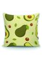 Leafy Avocado Patterned Cushion Cover