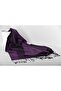 Women's Black Plum Silk Shawl - 2