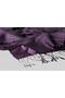 Women's Black Purple Silky Shawl