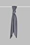 Women's Gray Satin Silk Scarf - 2