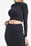 Women's Camisole Turtleneck Top Pencil Skirt Bottom Set - 5