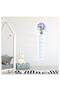 Giraffe in Flying Balloon Height Gauge Children's Room Decorative Wall Sticker - 2