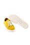 Women's Yellow Genuine Leather Sneakers - 4