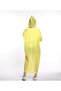 Women's Yellow Transparent Waterproof Eva Fabric Raincoat - 2