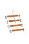 10 Pieces - Clothes Hanger Wooden Hanger Skirt Hanger with Pegs - 2
