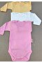Baby Girl Yellow Long Sleeve Snap Body 3 Pack - 3