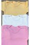 Baby Girl Yellow Long Sleeve Snap Body 3 Pack - 4