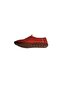 Women's Pomegranate Red Genuine Leather Sandal Model Shoes - 4