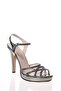 Women's Platinum Mirror Endless Stone Evening Dress Shoes Cnr920765 - 3