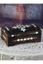 Wooden Mother of Pearl Embroidered Jewelry Jewelry Box - 3
