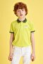 Boy's Regular Fit Polo Neck Printed Rigging Printed Short Sleeve Polo T-Shirt