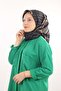 Women's Black Twill Silk Scarf
