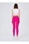 High Waist Shiny Tights Pink - 3
