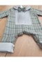 Men's Green Plaid Overalls