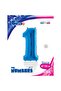 Number Balloon Foil 100 cm Blue 1 - 2