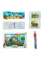 Magic Coloring Book 3D Animated Animal World with Special Plate and Pen Water Painting - 8