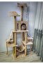 Cat Scratching and Play Platform with Layered Nest - 2
