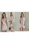 Women's Powder 6-Piece Nightgown Set T3076