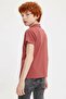 Striped Collar Polo T-shirt - 3