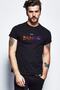 George Harrison Metal Rock Music Printed Black Men's Knitted T-shirt T-shirt T-shirt