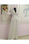 Satin Maternity Dressing Gown - 3
