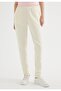 Women's Ecru Regular Fit Sweatpants Enjoy Cuffed - 3