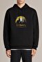 H P Hogwarts Apparel Books Visit Printed Black Men's Knitted Hooded Sweatshirt Long Sleeve