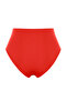 Kırmızı Cut Out Detaylı Hipster Yüksek Bel Bikini Altı TBESS20BA0184 - 8