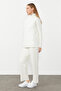Knitwear Combination Hooded Quilted Vest - 6