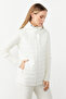 Knitwear Combination Hooded Quilted Vest - 7