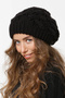 4 Basket Knitted Lined Knitwear Beret - 3