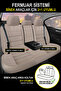 Volkswagen Golf 4 Compatible Seat Cover - Colt Feather Onyx Beige - 2