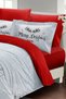 King Size Christmas Ornament Wishing You Christmas 100% Cotton Satin 3D Double Duvet Cover Set 220X240Cm - 2